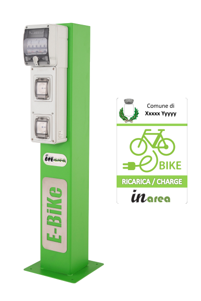 Colonnine erogazione corrente per e-bike Colonnine erogazione corrente per e-bike
